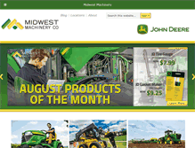 Tablet Screenshot of midwestmachineryco.com